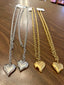 XL Wrap around heart necklace