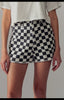 Retro Checkered Shorts