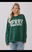 Merry letter sweater