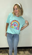 Rainbow teacher tee