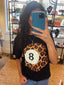 Fierce 8 ball black tee
