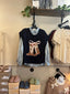 Double pocket denim top