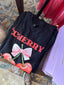 Cherry bow tee