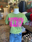 B05 green pink tee