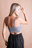 Contour rib knit tank