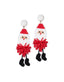 Xmas beaded earrings