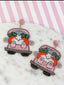 Easter Bunny Truck Earrings