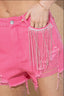 Dazzle rhinestone shorts